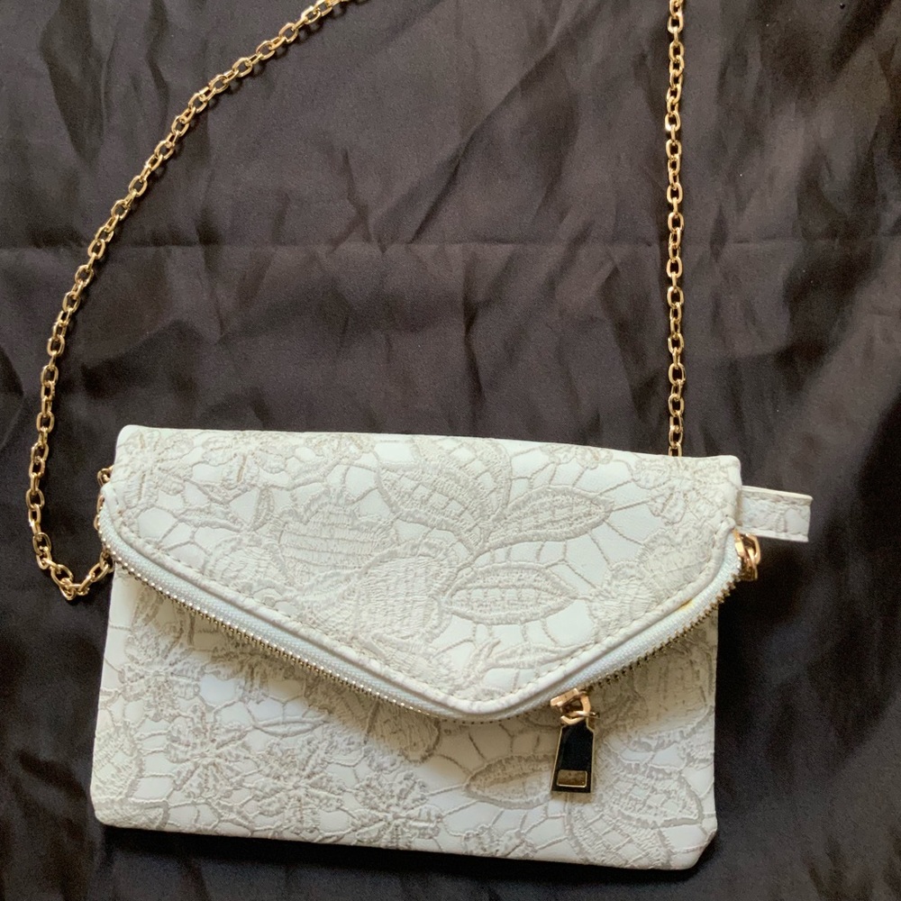 Off White Evening Bag
